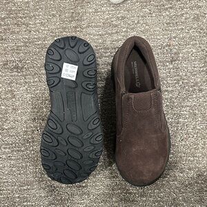 Merrell kids Dark Brown Slip-On Loafers